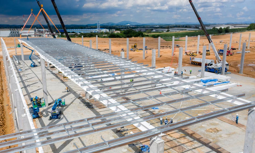 Drone inspection - Bridge infrastructure construction inspection with drone technology