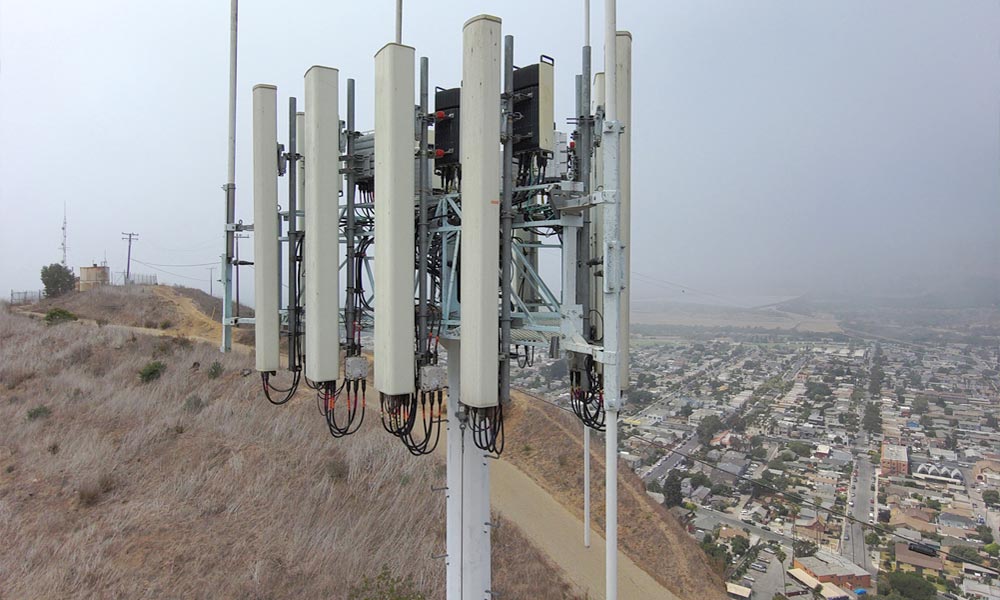 Drone aerial inspection services - quick turn around inspection of cell towers