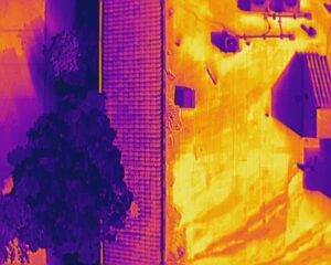 Thermal Commercial Building Roof Inspection